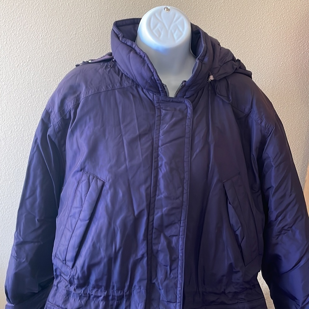EDDIE Bauer Goose Down Nylon Coat Size Medium - Picture 2 of 12